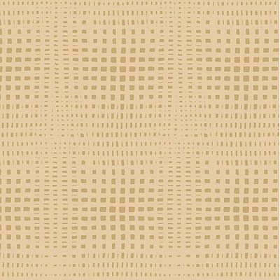 Apple Cider Fabric: Grid Natural (per 1/4 metre)