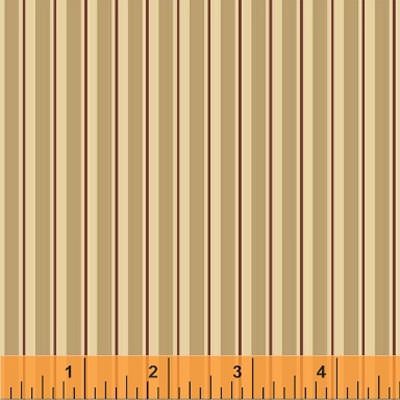 Pauline: Stripe Tan (per 1/4 metre)