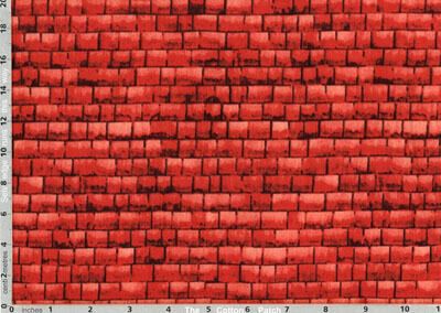 Texturescapes: Red Shingles (per 1/4 metre)