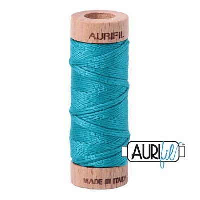 Aurifil Floss Cotton Thread 2810 Turquoise