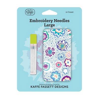 Kaffe Fassett Embroidery Needles  Large Sizes with Tin