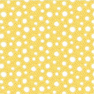 Liberty The Artist's Home Fabric: Spotty Dotty Yellow (per 1/4 metre)