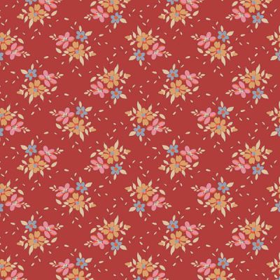 Tilda fabric: Creating Memories Winter Frida Red