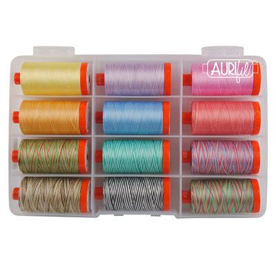 Aurifil 50 Variegated Thread Box by Christa Watson