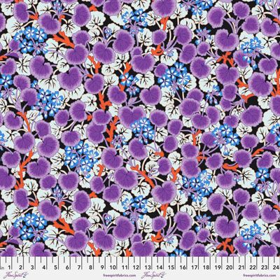 Kaffe Fassett Collective Fabric: Climbing Geraniums Contrast (per 1/4 metre)