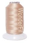 InvisaFil Thread: 100wt 2 ply Polyester 2500m Spool Nude