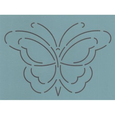 Quilt Stencil  2.5 Inch Butterfly