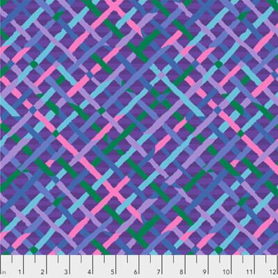 Brandon Mably Fabric Mad Plaid Plum (per 1/4 meter)