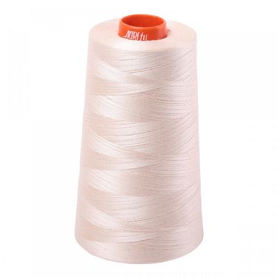 Aurifil 50/2 Cotton Thread Cone 5950m Ecru Colour 2000