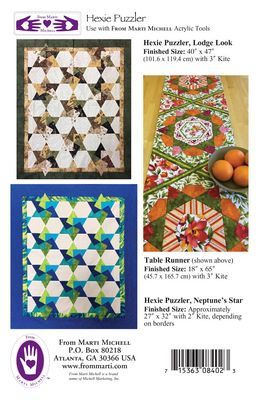 Marti Michell Quilt Pattern Hexie Puzzler