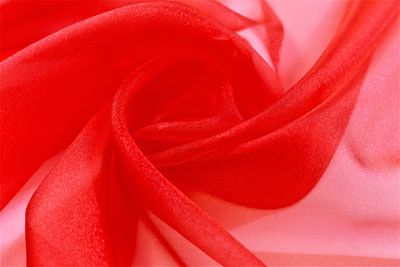 Red Organza Fabric (per 1/4 metre)