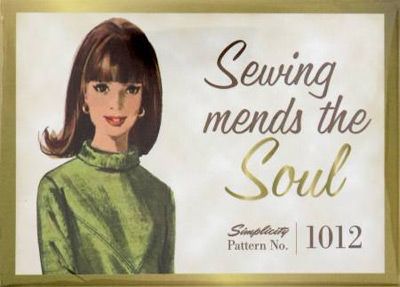 Simplicity Vintage Sewing Soul Magnet