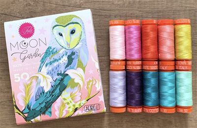 Tula Pink Moon Garden Aurifil Thread Set