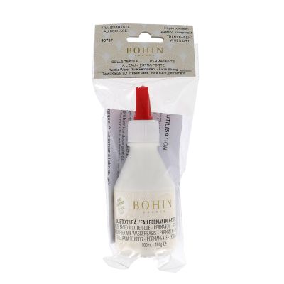 Bohin Water Based Textile Glue 100ml  Permanent