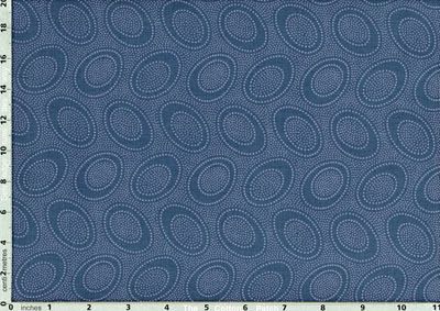 Kaffe Fassett Fabric Aboriginal Dots Denim (per 1/4 metre)