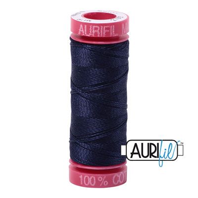 Aurifil 12 Cotton Thread 2785 Very Dark Navy