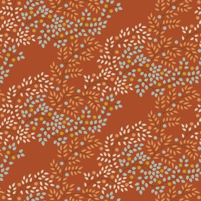 Tilda fabric: Creating Memories Autumn Berrytangle Copper