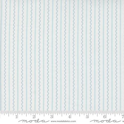 Mixed Bag of Bonbons fabric: Blue Zigzag Stripe