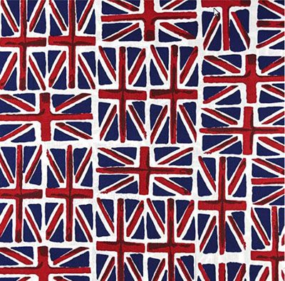 Union Jacks  Poly Cotton (per 1/4 metre)