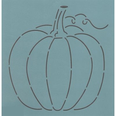 Quilt Stencil  5 Inch Pumpkin