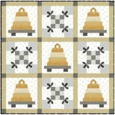 Petite Beehive Gold Quilt Kit