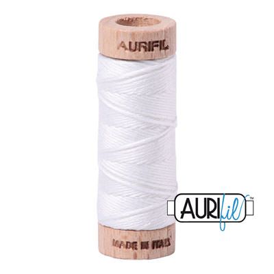 Aurifil Floss Cotton Thread 2024 White