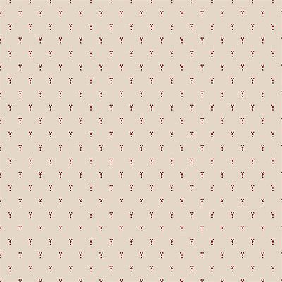 Nellie's Shirtings Fabric: Diamond Ditzy Red (per 1/4 metre)