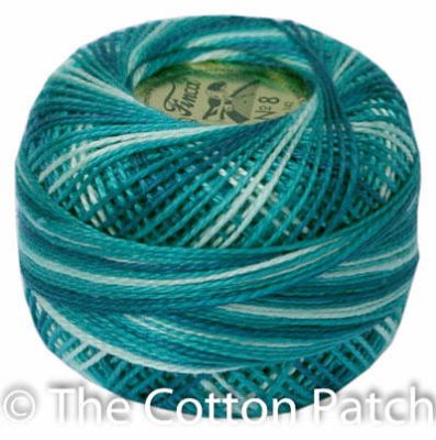 Presencia Perle Cotton #8 Variegated Thread: Colour 9770