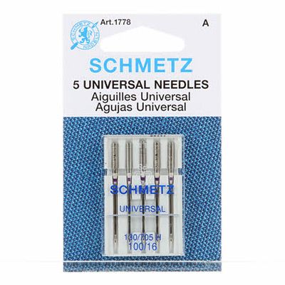 Schmetz Universal Sewing Machine Needles Size 100/16