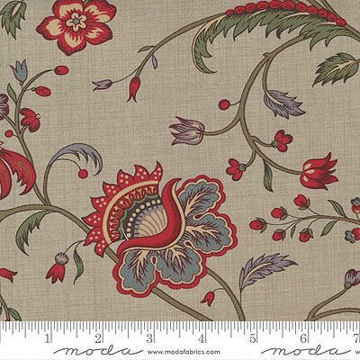 Bonheur de Jour fabric: Blanchet Roche (per 1/4 metre)