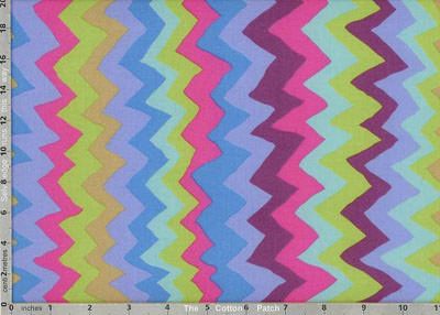 Brandon Mably Fabric Sound Waves Blue (per 1/4 metre)