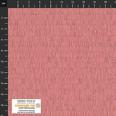 Quilters Coordinates fabric: Lines Peach (per 1/4 metre)