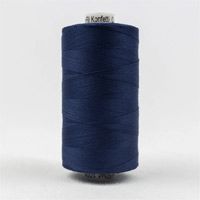 Konfetti Thread: 50wt 3 ply 100% Cotton. 1000m Spool Navy