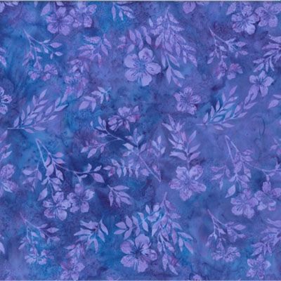 Bali Batik Handpaints Fabric: Sea Urchin (per 1/4 metre)