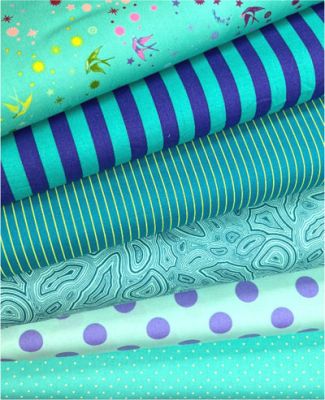 Tula Pink True Colours Lagoon Fat Quarter Bundle