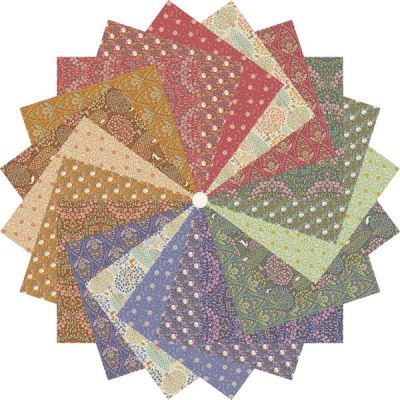 Tilda Sanctuary fabric: 10" Patchwork Palette