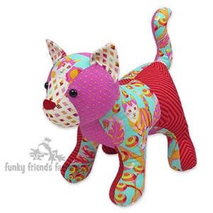 Funky Friends Factory: Patch the Pussycat Soft Toy Pattern