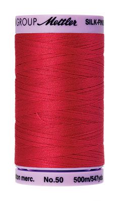 Mettler 50 Cotton Thread 500m 0102 Poinsettia