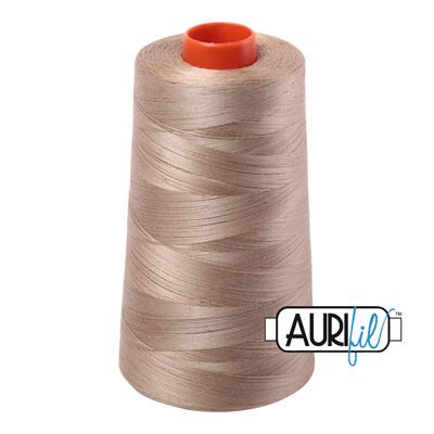 Aurifil 50/2 Cotton Thread Cone 5950m Linen 2325