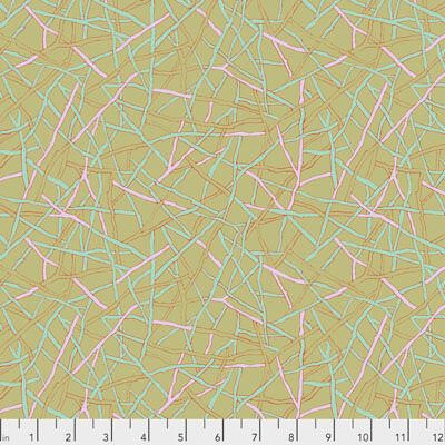 Free Spirit Designers Fabric: Twiggy Stone (per 1/4 metre)