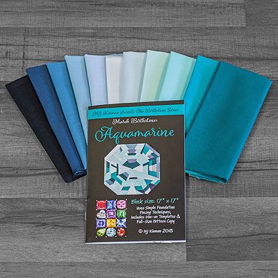 MJ Kinman's The Birthstone Series: March Aquamarine Block Kit