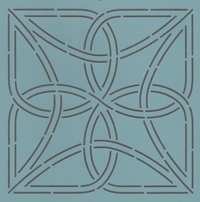 Quilt Stencil  7' Celtic Knot Block