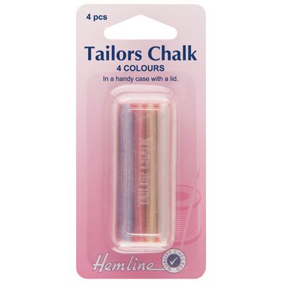 Hemline Tailors Chalk: Pack of 4 Colours