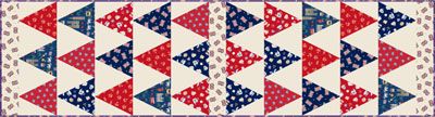 Red, White and Blue Table Runner Kit