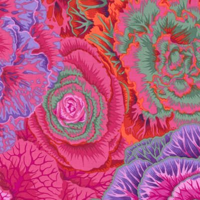 Philip Jacobs Fabric Brassica Red (per 1/4 metre)