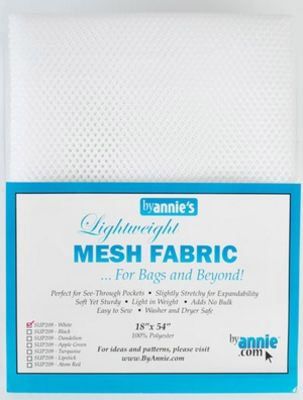 White Mesh Fabric Pack By Annies