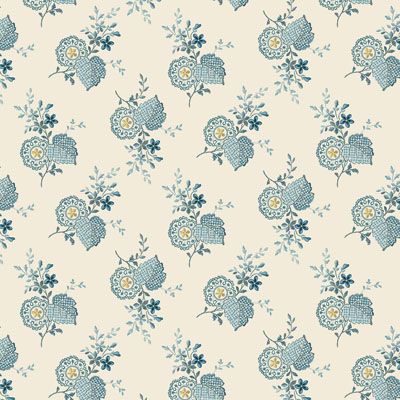 Beach House fabric: Pulmeria Cream