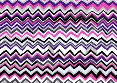 Brandon Mably Fabric Zig Zag White