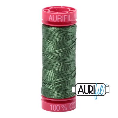 Aurifil 12 Cotton Thread 2890 Very Dark Grass Green