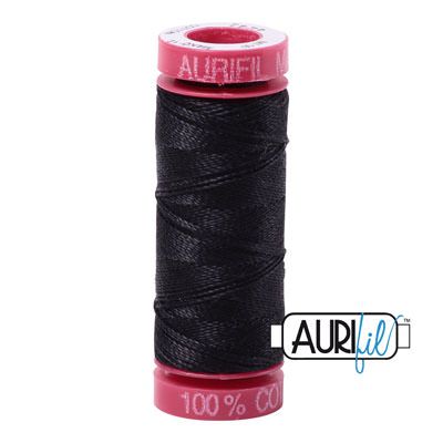 Aurifil 12 Cotton Thread 4241 Very Dark Grey